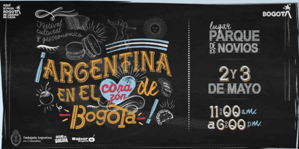 Festival Argentina en Bogotá 2026: gastronomía, cultura y planes gratis en Parque de los Novios